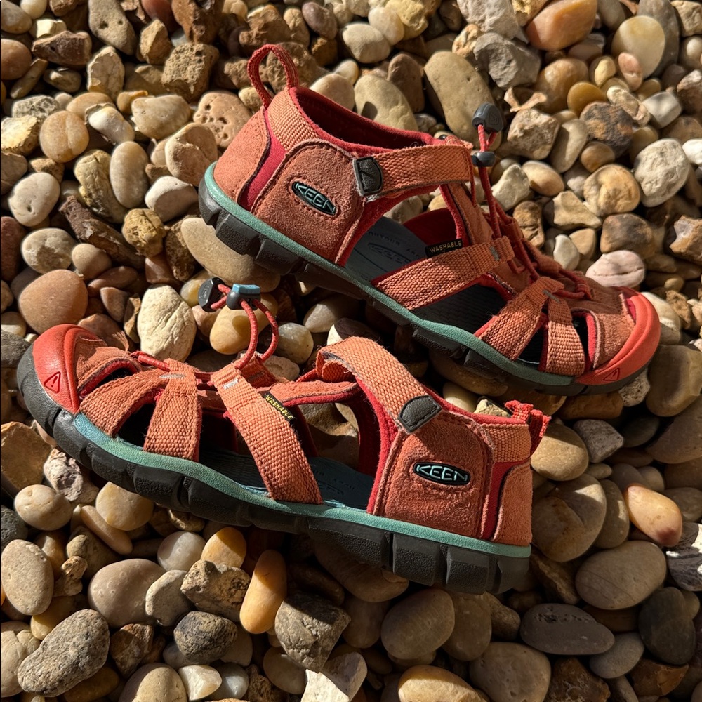 Keen Water Sandals Orange Blue  Outdoor HikingKid's Size 3